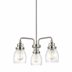 Sea Gull Belton 3-LT Chandelier - Brushed Nickel - 3114503-962