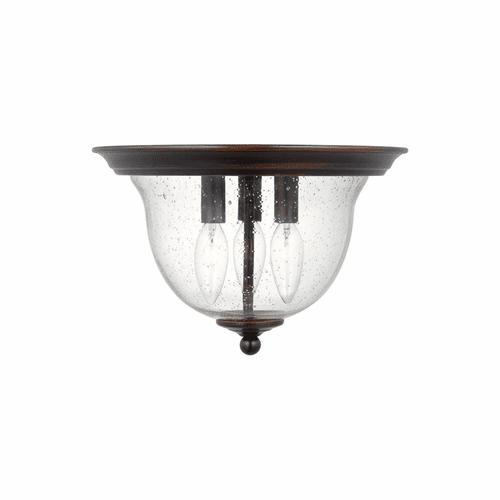 Sea Gull Belton 3-LT Flush Mount - Bronze - 7514503-710