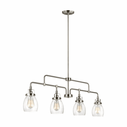 Sea Gull Belton 4-LT Island Pendant - Brushed Nickel - 6614504-962