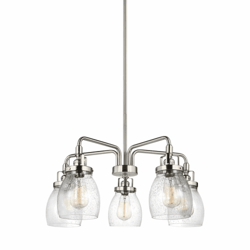 Sea Gull Belton 5-LT Chandelier - Brushed Nickel - 3114505-962