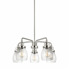 Sea Gull Belton 5-LT Chandelier - Brushed Nickel - 3114505-962 Sea Gull Belton 5-LT Chandelier - Brushed Nickel - 3114505-962