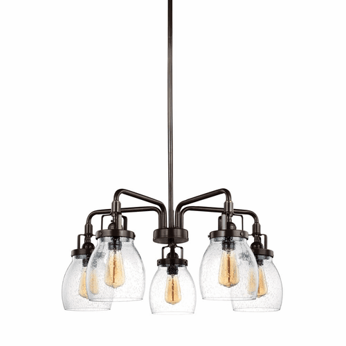 Sea Gull Belton 5-LT Chandelier - Heirloom Bronze - 3114505-782