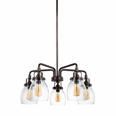 Sea Gull Belton 5-LT Chandelier - Heirloom Bronze - 3114505-782