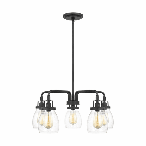 Sea Gull Belton 5-LT Chandelier - Midnight Black - 3114505-112