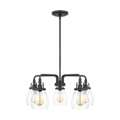 Sea Gull Belton 5-LT Chandelier - Midnight Black - 3114505-112