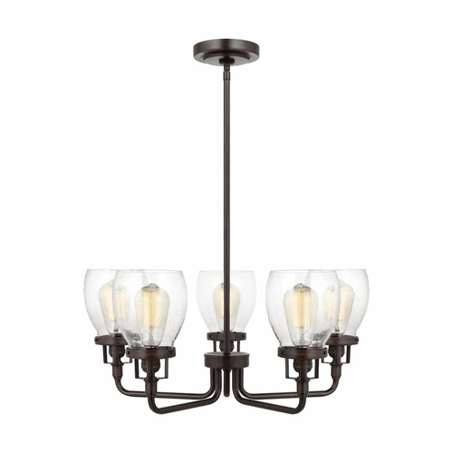 Sea Gull Belton 5-LT Up Chandelier - Bronze - 3214505-710