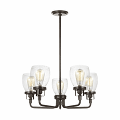 Sea Gull Belton 5-LT Up Chandelier - Heirloom Bronze - 3214505-782