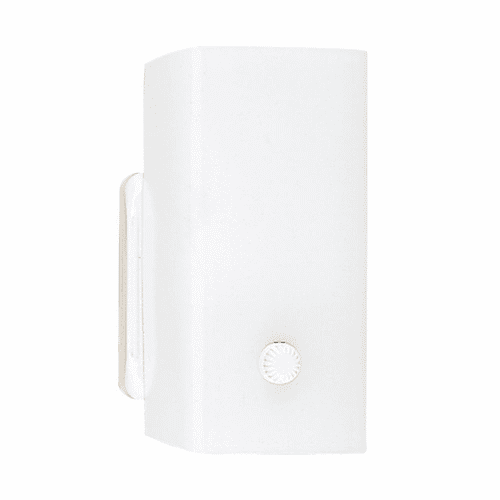 Sea Gull Bent Glass 1-LT Bath/Wall Sconce - White - 4449EN3-15