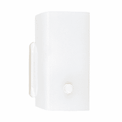 Sea Gull Bent Glass 1-LT Bath/Wall Sconce - White - 4449EN3-15