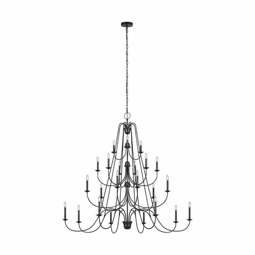 Sea Gull Boughton 4-LT Wall/Bath Light - Antique Forged Iron - F3208/24AF