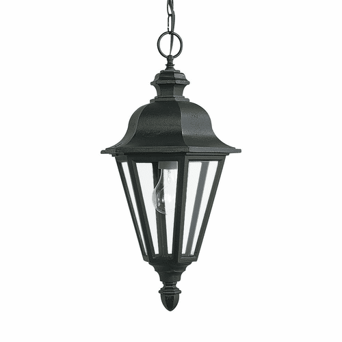 Sea Gull Brentwood 1-LT Outdoor Pendant - Black - 6025-12