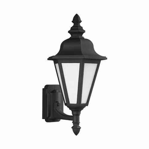 Sea Gull Brentwood Medium 1-LT Outdoor Wall Lantern - Black - 89824-12