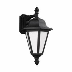 Sea Gull Brentwood Medium 1-LT Outdoor Wall Lantern - Black - 89825-12 Sea Gull Brentwood Medium 1-LT Outdoor Wall Lantern - Black - 89825-12