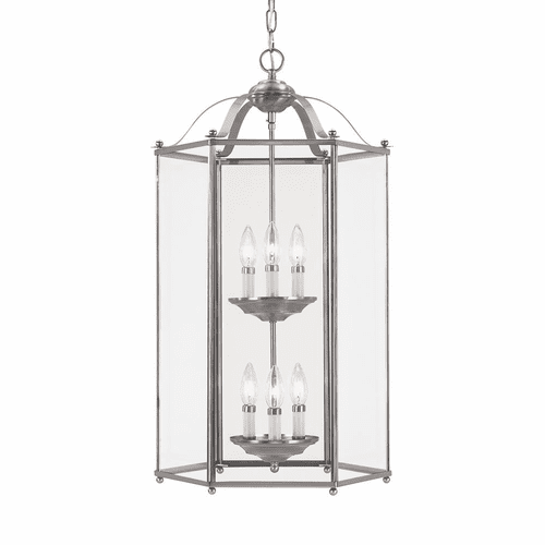 Sea Gull Bretton 6-LT Hall/Foyer Light - Brushed Nickel - 5233-962