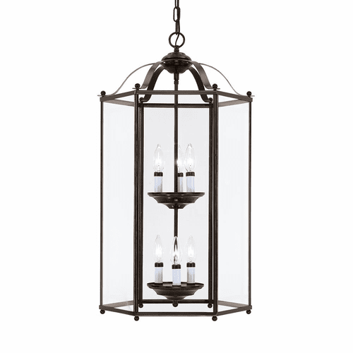 Sea Gull Bretton 6-LT Hall/Foyer Light - Heirloom Bronze - 5233-782