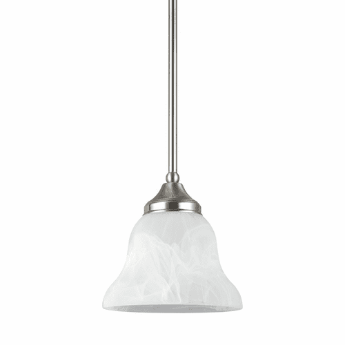 Sea Gull Brockton 1-LT Mini-Pendant - Brushed Nickel - 61174EN3-962