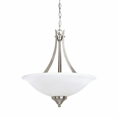 Sea Gull Brockton 3-LT Pendant - Brushed Nickel - 65175EN3-962