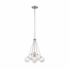 Sea Gull Bronzeville 1-LT Pendant - Brushed Nickel - 6514301-962
