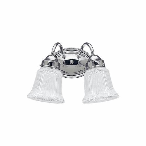 Sea Gull Brookchester 2-LT Wall/Bath Light - Chrome - 4871EN3-05