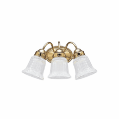 Sea Gull Brookchester 3-LT Wall/Bath Light - Polished Brass - 4872-02
