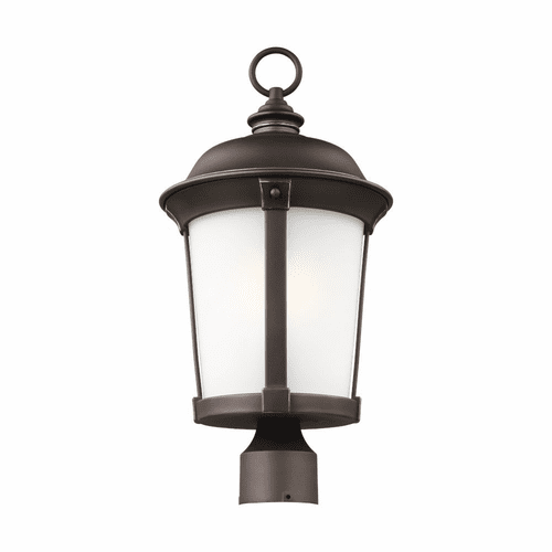 Sea Gull Calder 1-LT Outdoor Post Lantern - Antique Bronze - 8250701-71