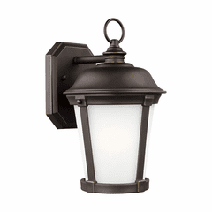 Sea Gull Calder Medium 1-LT Outdoor Wall Lantern - Antique Bronze - 8650701-71