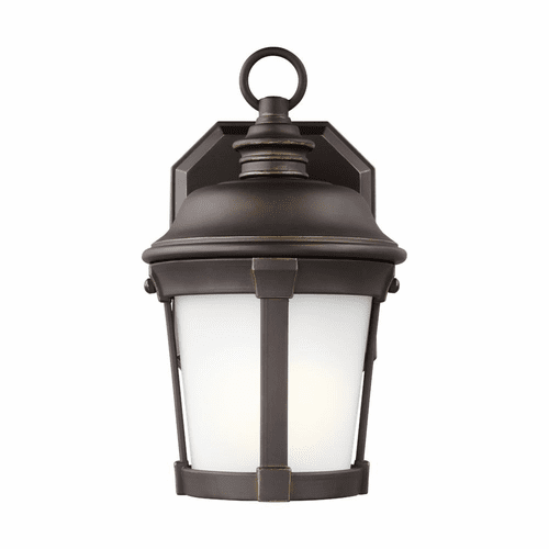 Sea Gull Calder Small 1-LT Outdoor Wall Lantern - Antique Bronze - 8550701-71