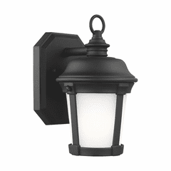 Sea Gull Calder Small 1-LT Outdoor Wall Lantern - Black - 8550701-12