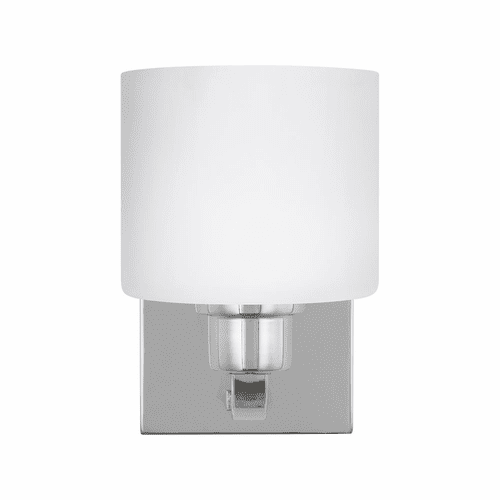 Sea Gull Canfield 1-LT Bath Sconce - Chrome - 4128801-05