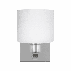 Sea Gull Canfield 1-LT Bath Sconce - Chrome - 4128801-05