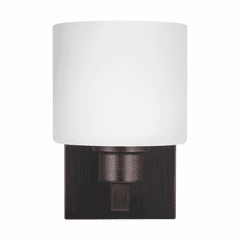 Sea Gull Canfield 1-LT Bath/Wall Sconce - Burnt Sienna - 4128801-710 Sea Gull Canfield 1-LT Bath/Wall Sconce - Burnt Sienna - 4128801-710