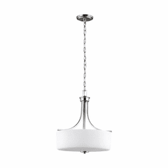 Sea Gull Canfield 3-LT Pendant - Brushed Nickel - 6528803-962