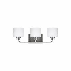 Sea Gull Canfield 3-LT Wall/Bath Light - Brushed Nickel - 4428803-962