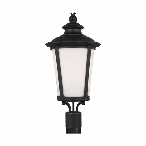 Sea Gull Cape May 1-LT Outdoor Post Lantern - Black - 82240EN3-12