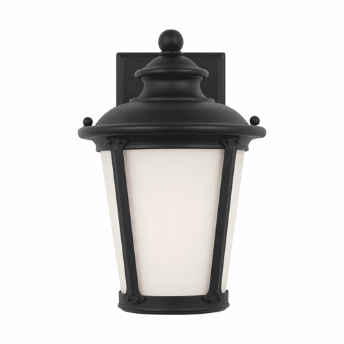 Sea Gull Cape May 1-LT Outdoor Wall Lantern - Black - 88240-12