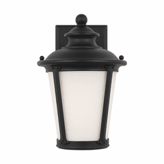 Sea Gull Cape May 1-LT Outdoor Wall Lantern - Black - 88240-12