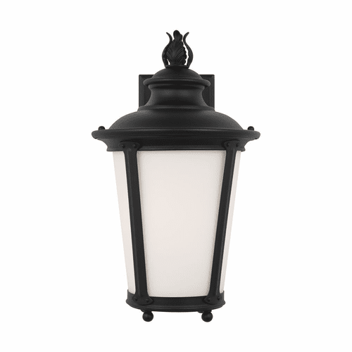 Sea Gull Cape May 1-LT Outdoor Wall Lantern - Black - 88241-12