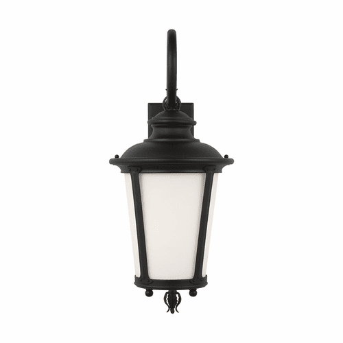 Sea Gull Cape May 1-LT Outdoor Wall Lantern - Black - 88242-12
