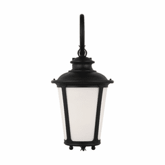 Sea Gull Cape May 1-LT Outdoor Wall Lantern - Black - 88243-12