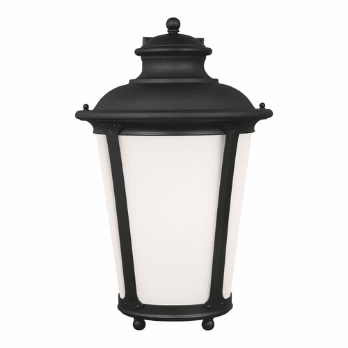 Sea Gull Cape May 1-LT Outdoor Wall Lantern - Black - 88244-12