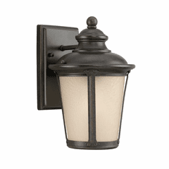 Sea Gull Cape May 1-LT Outdoor Wall Lantern - Burled Iron - 88240EN3-780