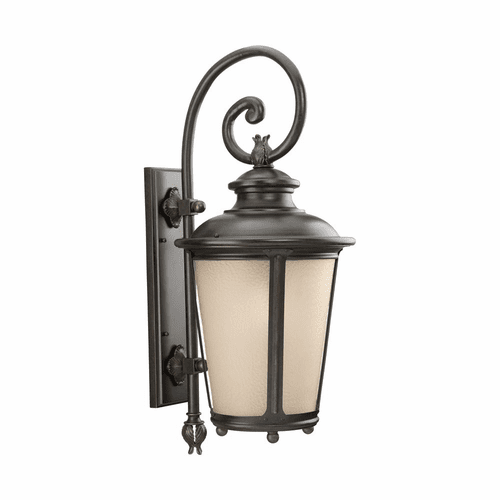 Sea Gull Cape May 1-LT Outdoor Wall Lantern - Burled Iron - 88243-780