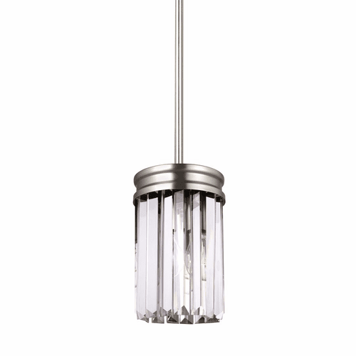 Sea Gull Carondelet 1-LT Mini-Pendant - Antique Brushed Nickel - 6114001EN3-965