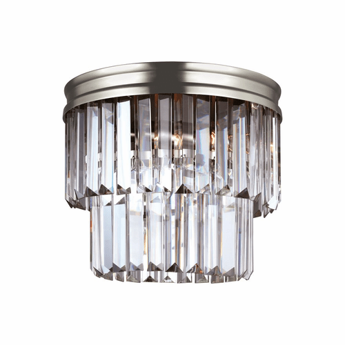 Sea Gull Carondelet 2-LT Flush Mount - Antique Brushed Nickel - 7514002EN3-965