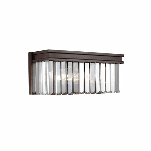 Sea Gull Carondelet 2-LT Wall/Bath Light - Burnt Sienna - 4414002-710