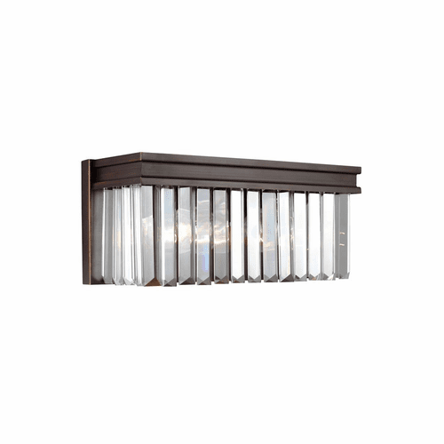 Sea Gull Carondelet 2-LT Wall/Bath Light - Burnt Sienna - 4414002EN3-710