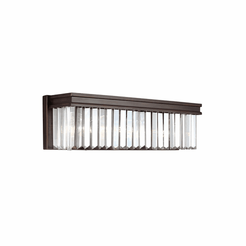 Sea Gull Carondelet 3-LT Wall/Bath Light - Burnt Sienna - 4414003-710
