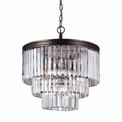 Sea Gull Carondelet 4-LT Chandelier - Burnt Sienna - 3114004-710 Sea Gull Carondelet 4-LT Chandelier - Burnt Sienna - 3114004-710