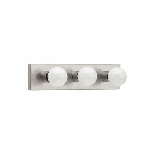 Sea Gull Center Stage 3-LT Wall/Bath Light - Brushed Stainless - 4737-98