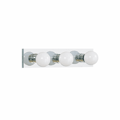 Sea Gull Center Stage 3-LT Wall/Bath Light - Chrome - 4737-05